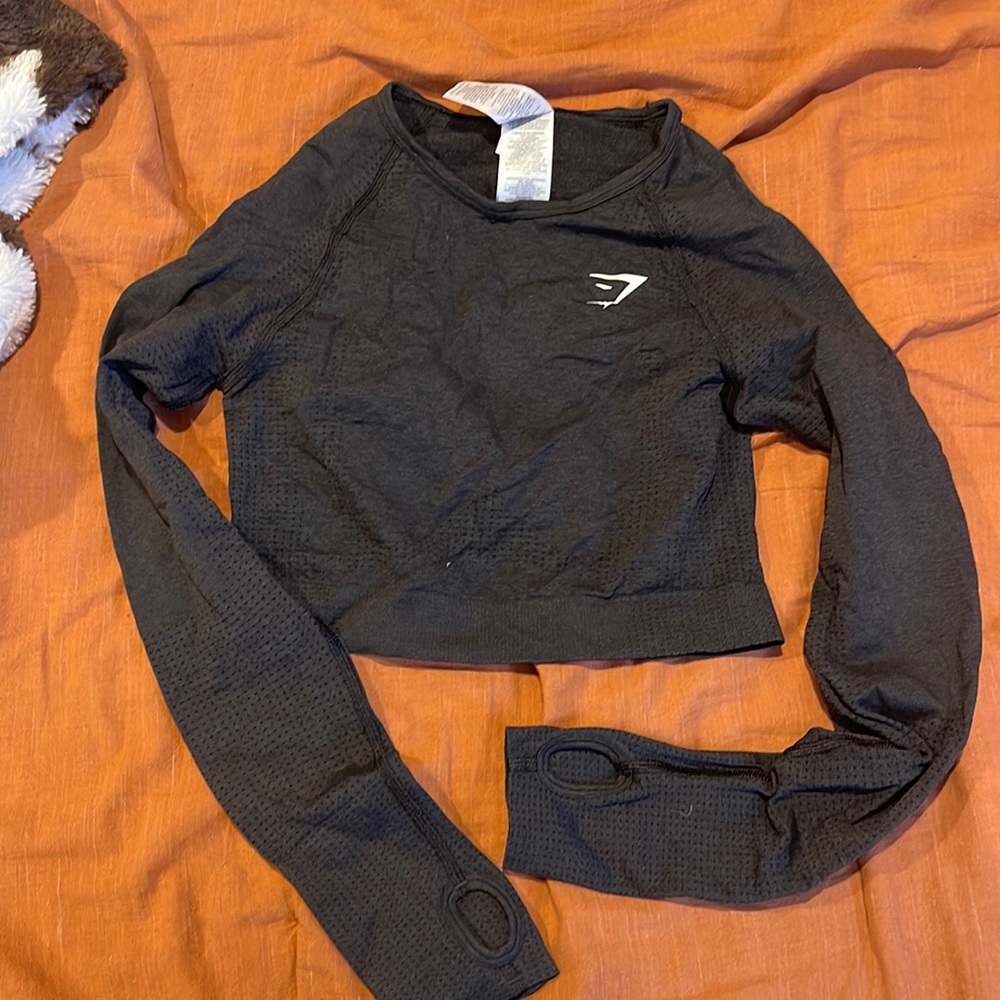 gymshark cropped long sleeve